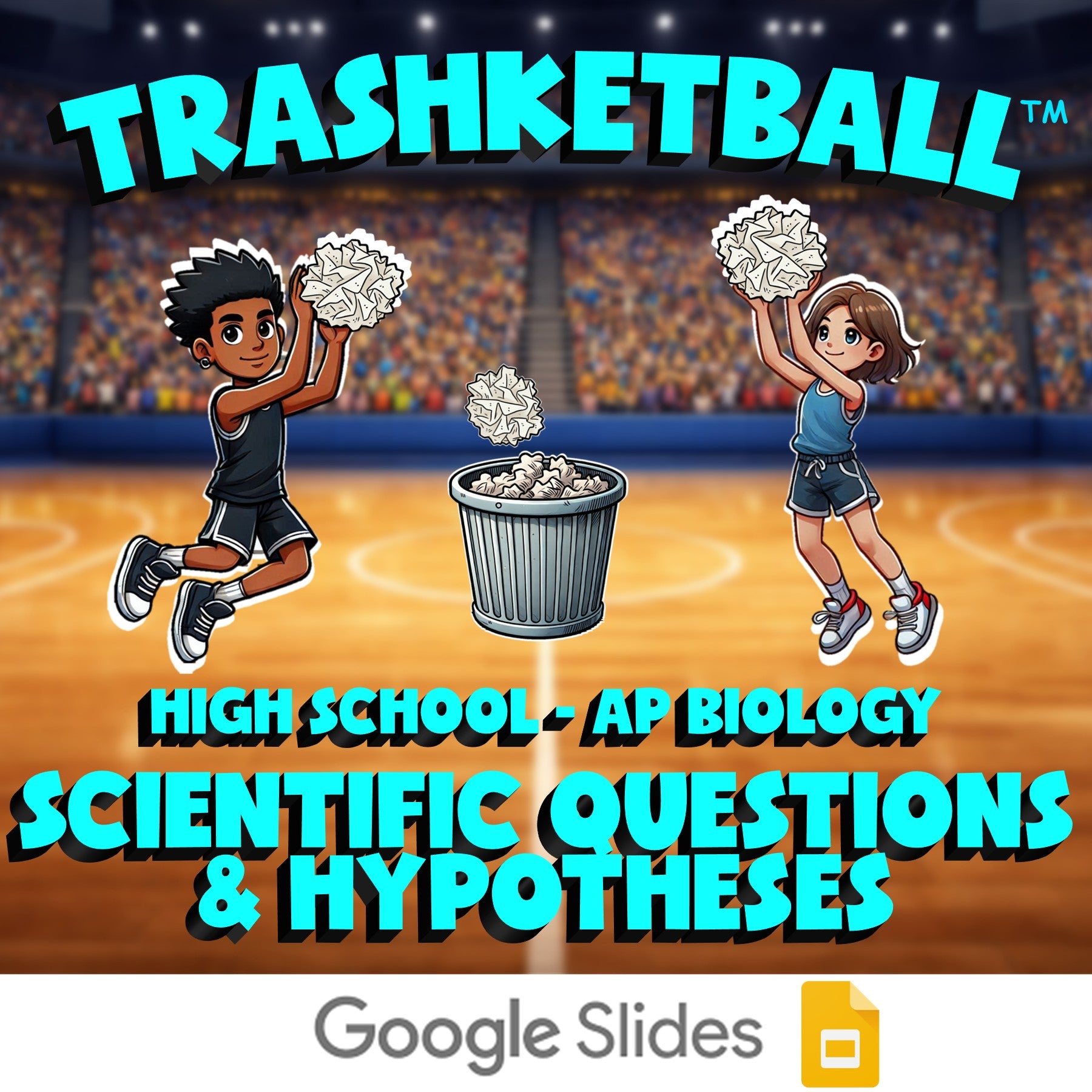 Scientific Questions & Hypotheses TRASHKETBALL Science Game - No Prep AP Biology