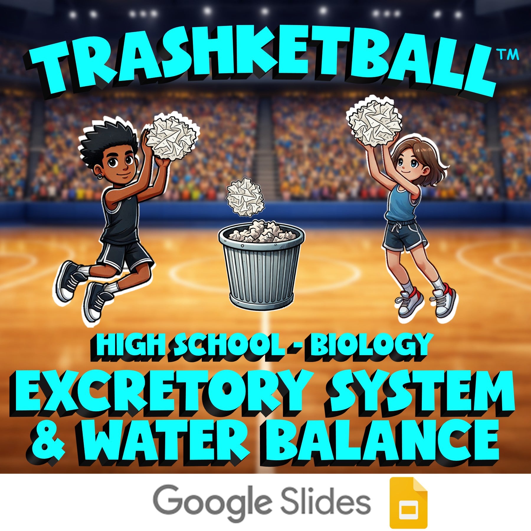 Excretory System & Water Balance TRASHKETBALL Science Game - No Prep Biology
