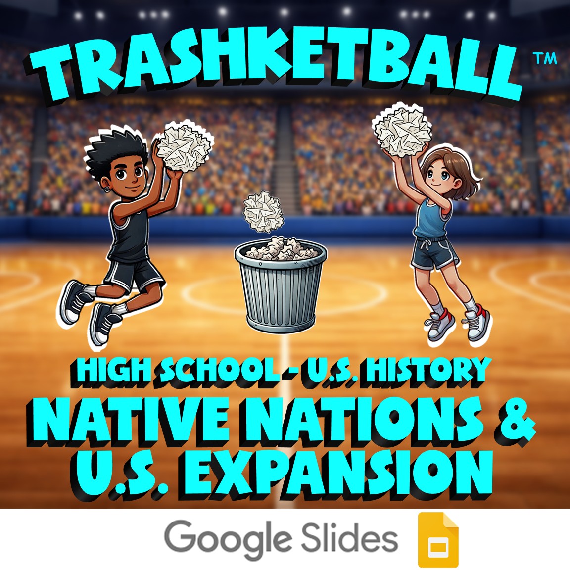 Native Nations & U.S. Expansion TRASHKETBALL U.S. History Game - No Prep Review