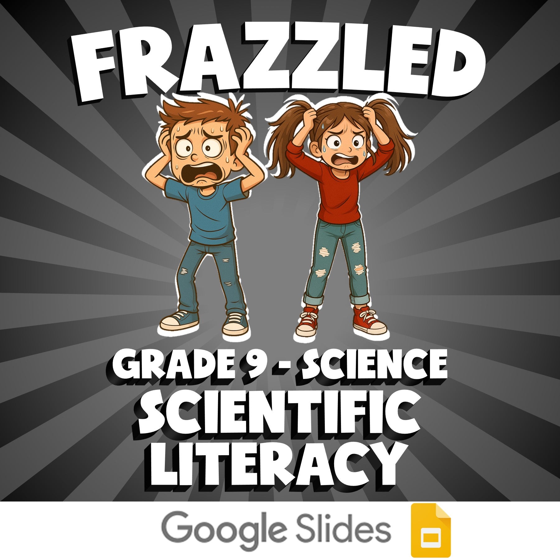 Scientific Literacy FRAZZLED Science Game - No Prep Grade 9 Review Activity