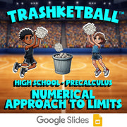 Numerical Approach to Limits TRASHKETBALL Math Game - No Prep PreCalculus Review