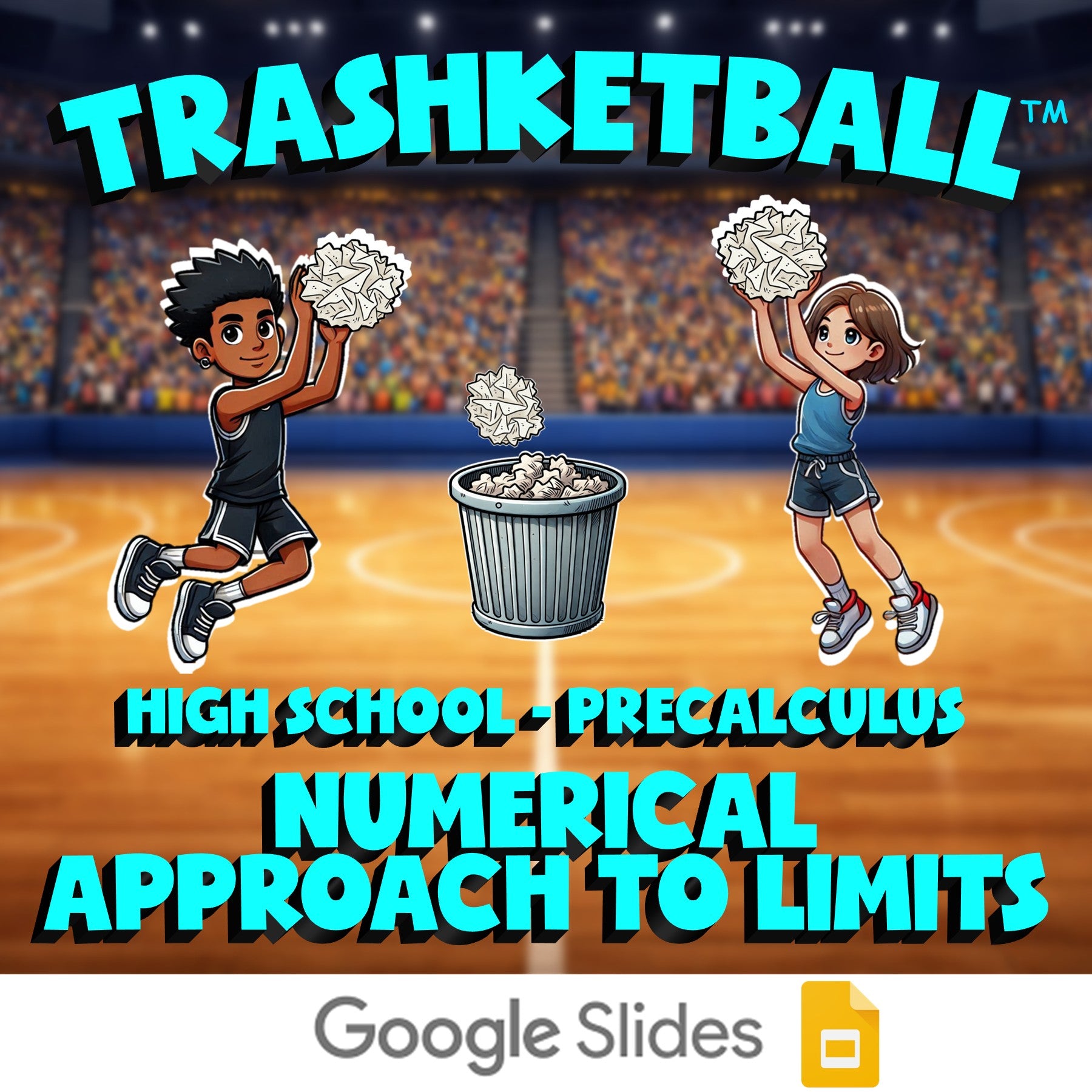 Numerical Approach to Limits TRASHKETBALL Math Game - No Prep PreCalculus Review