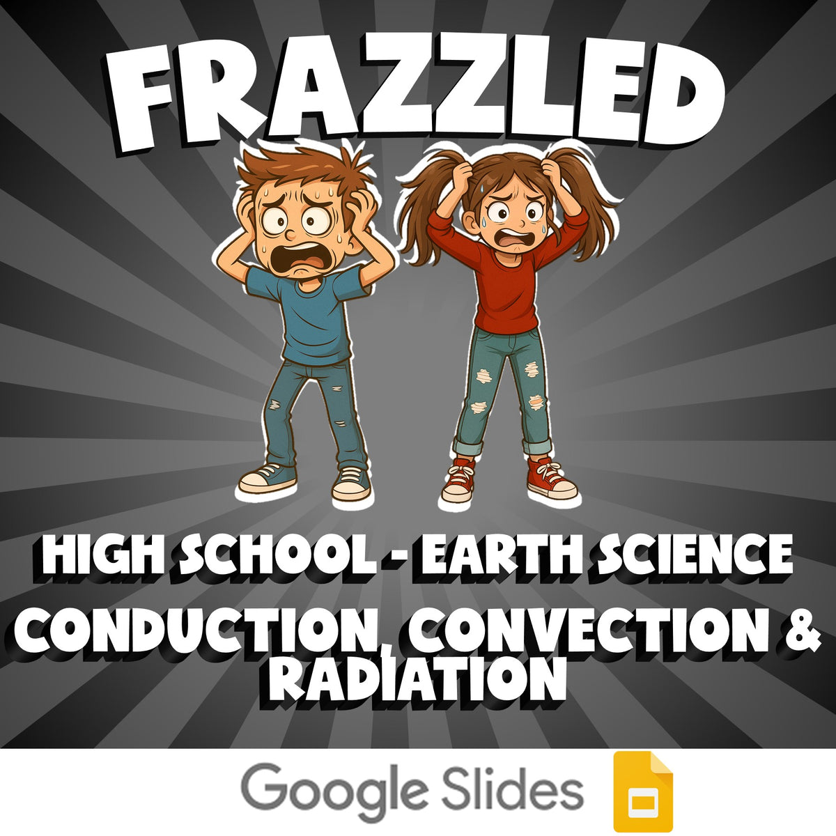 Conduction, Convection & Radiation FRAZZLED Game - No Prep Earth Science Review