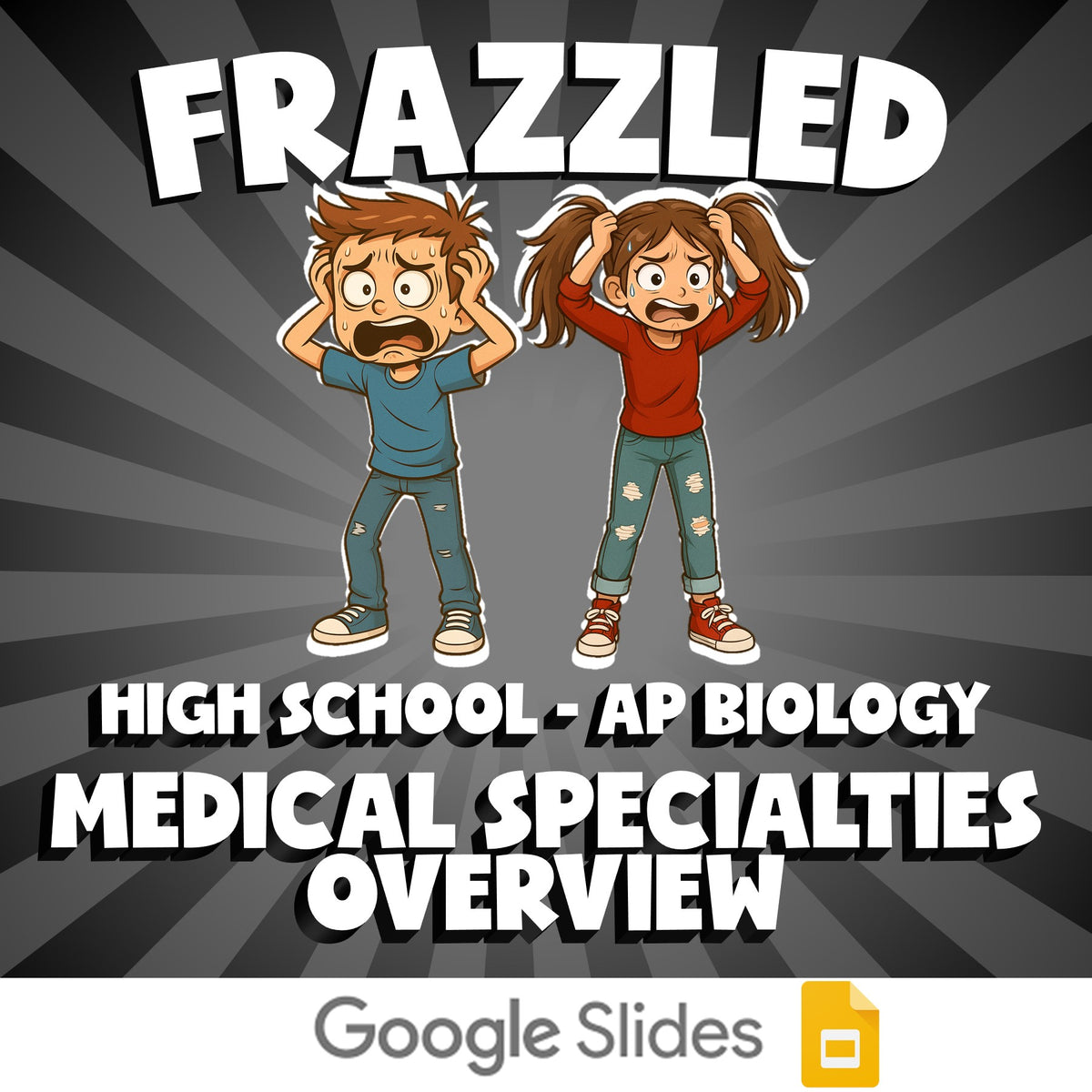 Medical Specialties Overview FRAZZLED Science Game - No Prep AP Biology Review