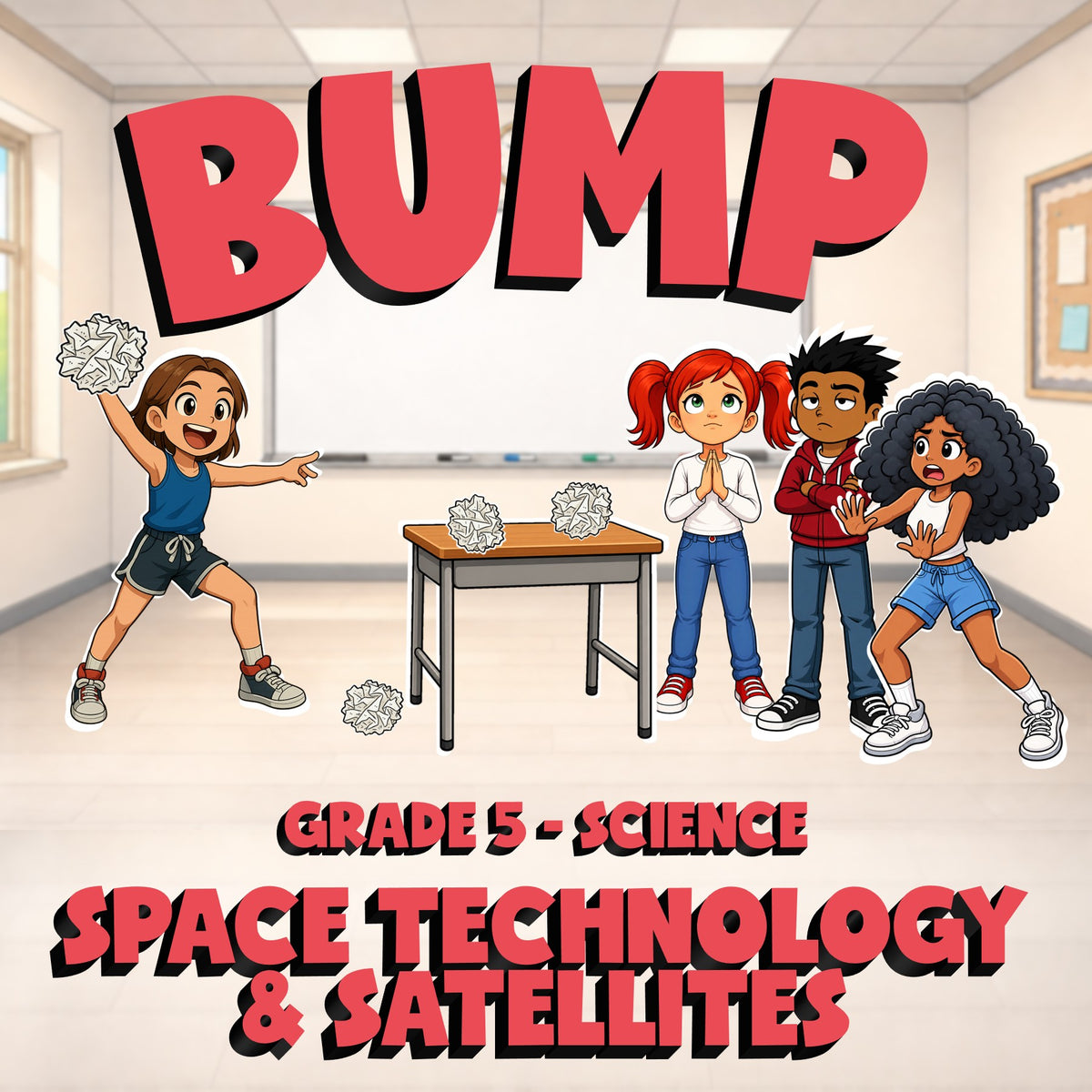 Space Technology & Satellites BUMP Science Game - No Prep Grade 5 Review