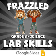 Lab Skills FRAZZLED Science Game - No Prep Grade 8 Review Activity