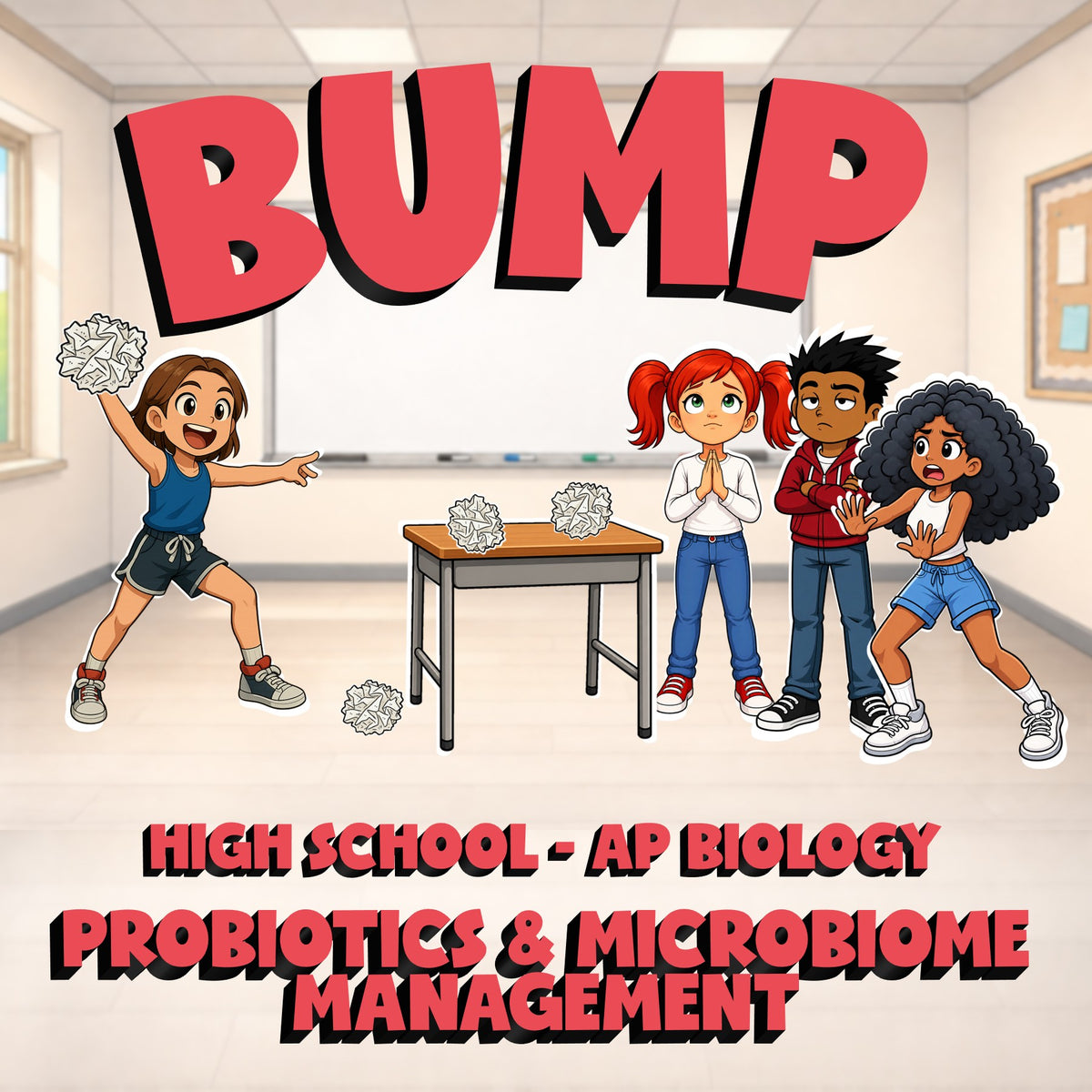 Probiotics & Microbiome Management BUMP Science Game - No Prep AP Biology Review