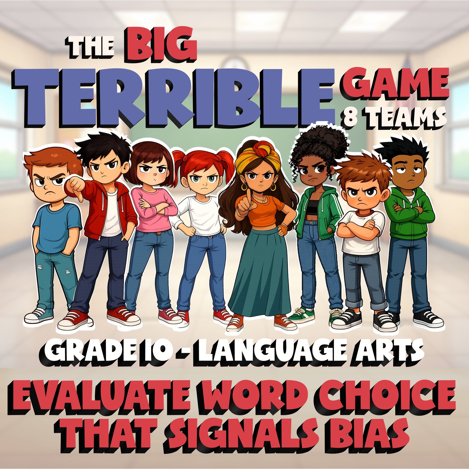 Evaluate Word Choice That Signals Bias BIG TERRIBLE GAME - Grade 10 ELA Review