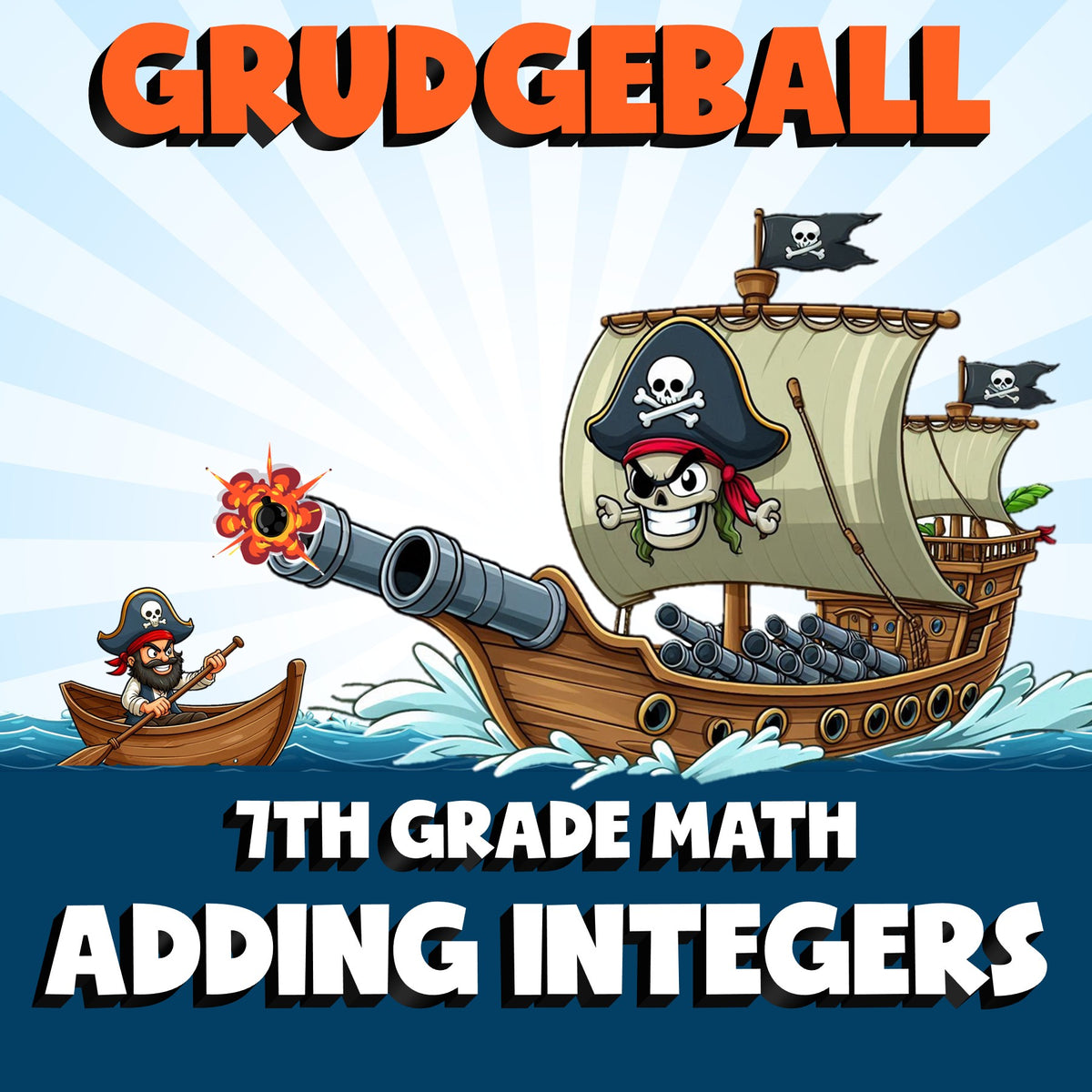 Adding Integers GRUDGEBALL Math Game - No Prep Grade 7 Review Activity