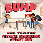 Physical Geography of East Asia BUMP Socials Game - No Prep Grade 7 Review