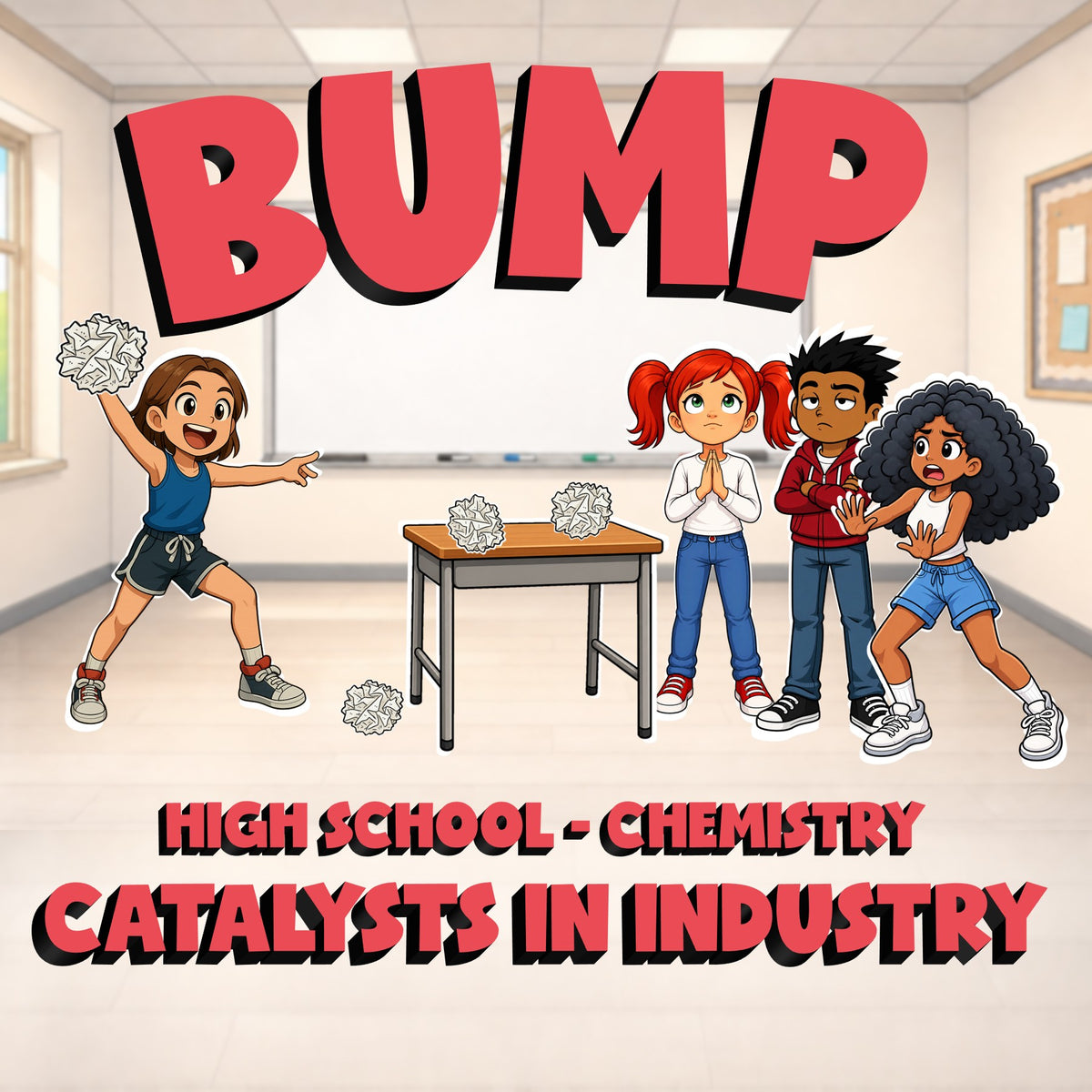 Catalysts in Industry BUMP Science Game - No Prep Chemistry Review Activity
