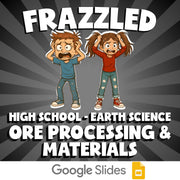 Ore Processing & Materials FRAZZLED Game - No Prep Earth Science Review Activity