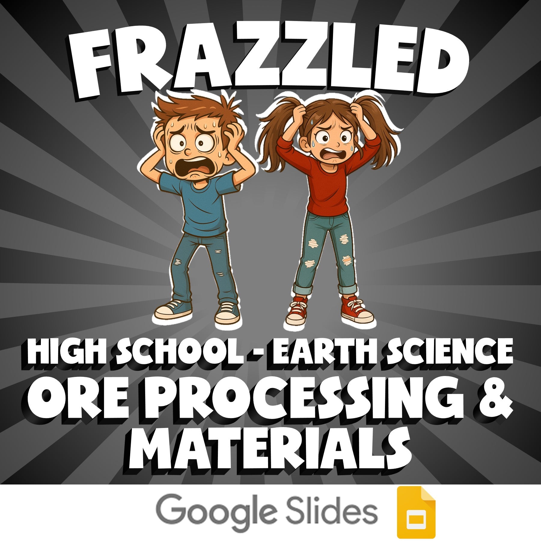Ore Processing & Materials FRAZZLED Game - No Prep Earth Science Review Activity