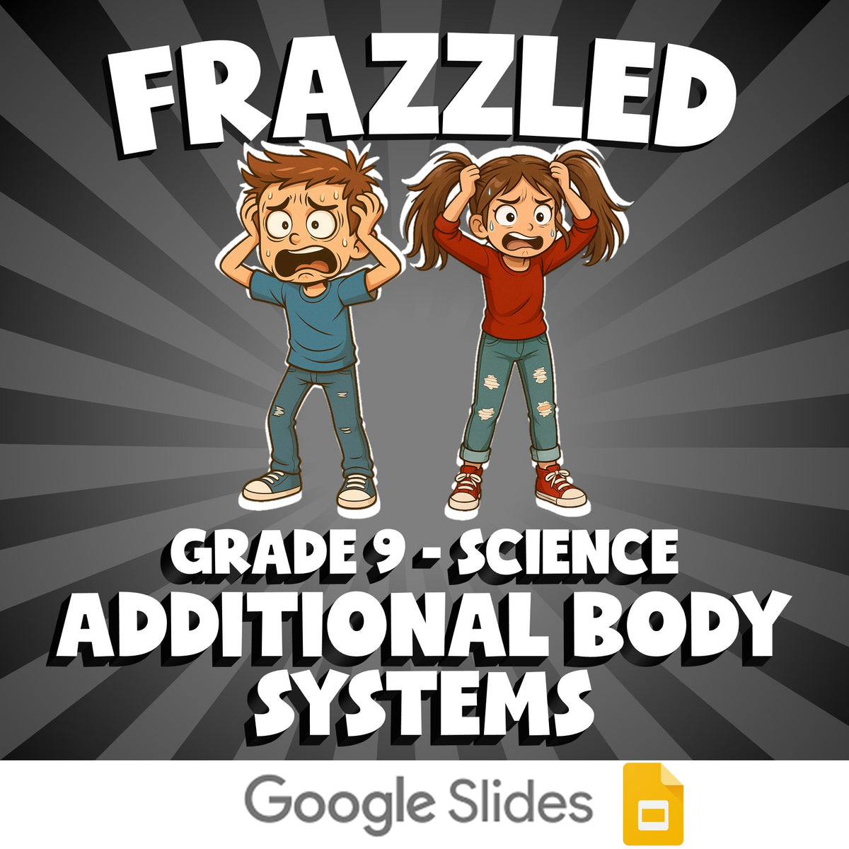 Additional Body Systems FRAZZLED Science Game - No Prep Grade 9 Review Activity