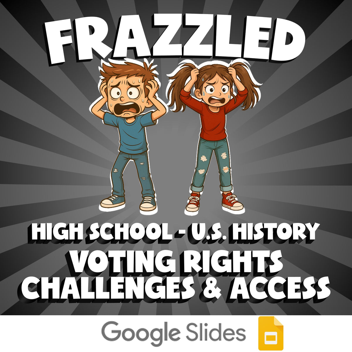 Voting Rights Challenges & Access FRAZZLED U.S. History Game - No Prep Review