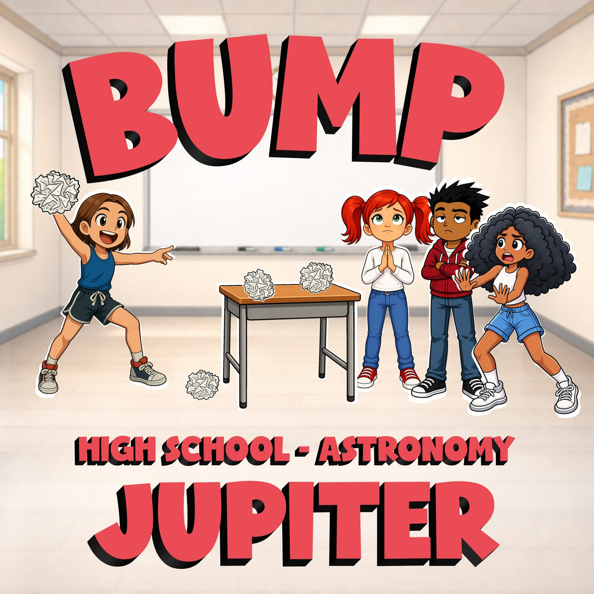 Jupiter BUMP Science Game - No Prep Astronomy Review Activity