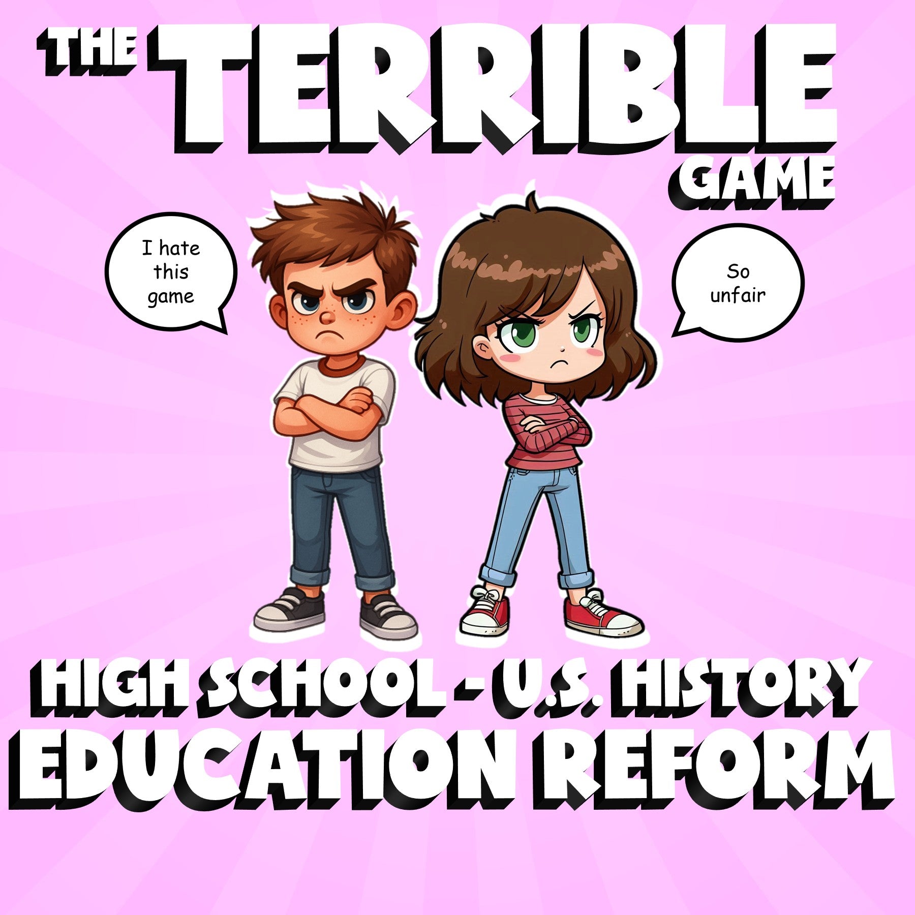 Education Reform THE TERRIBLE GAME - No Prep U.S. History Review Activity