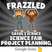 Science Fair Project Planning FRAZZLED Science Game - No Prep Grade 5 Review