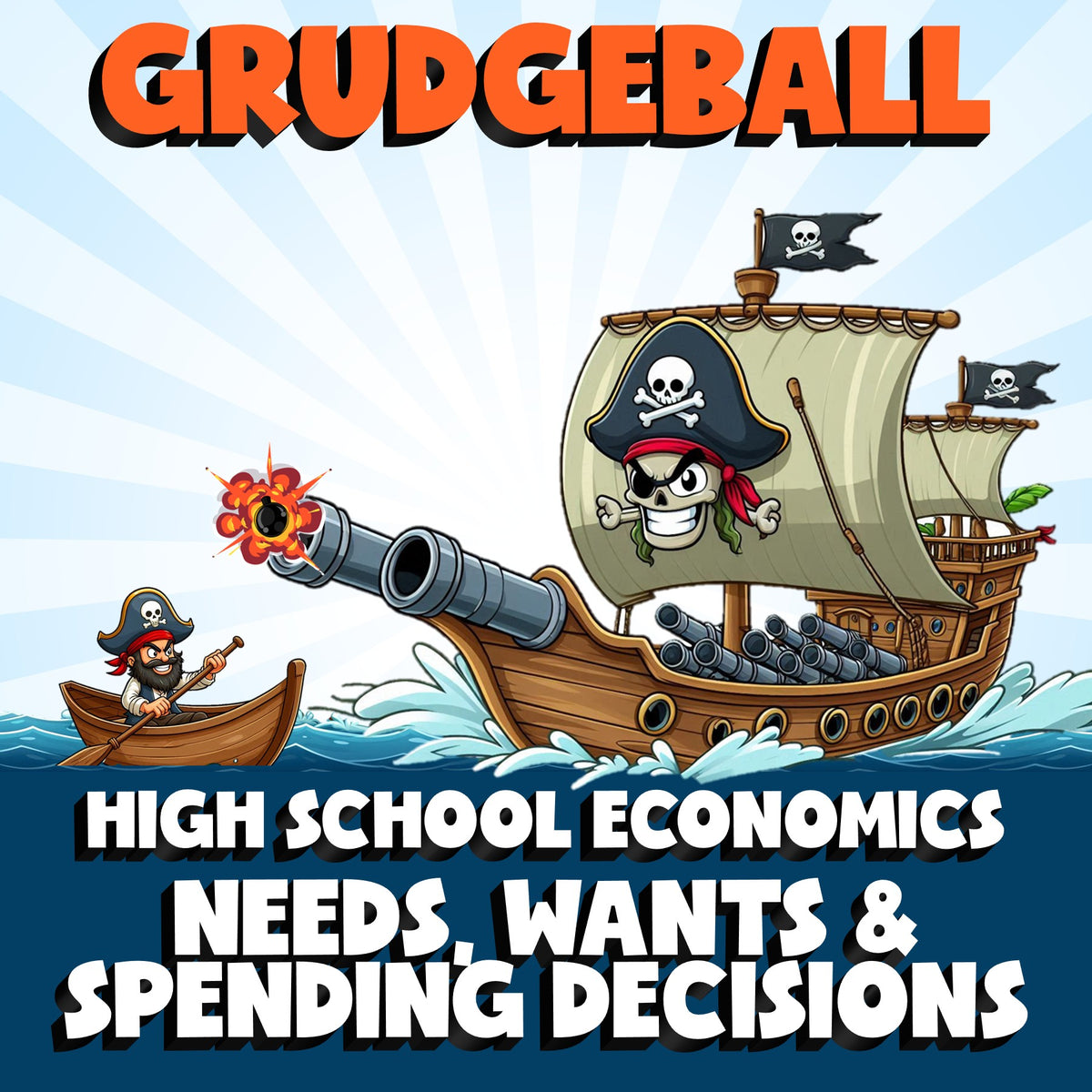 Needs, Wants & Spending Decisions GRUDGEBALL Economics Game - No Prep Review