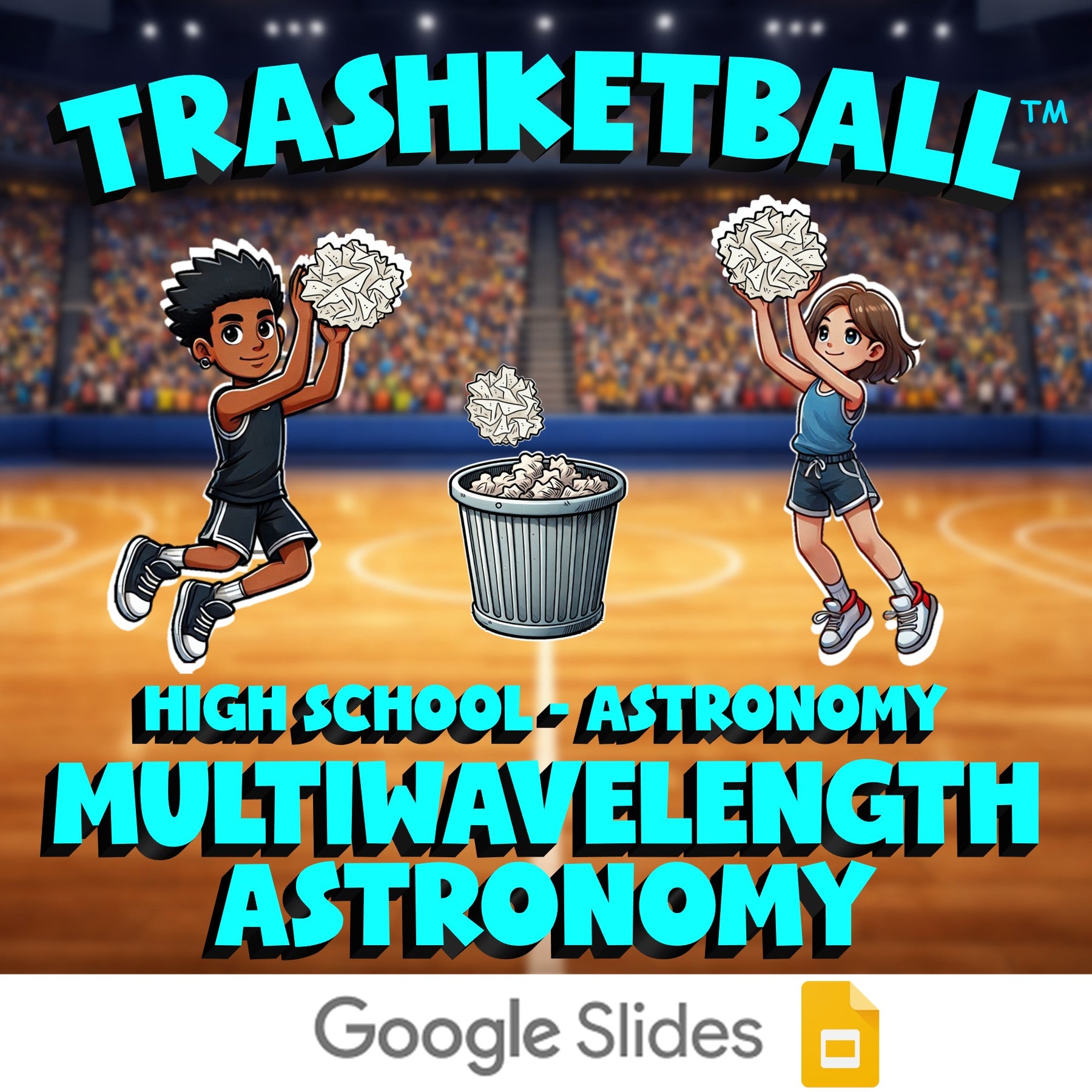 Multiwavelength Astronomy TRASHKETBALL Science Game - No Prep Astronomy Review