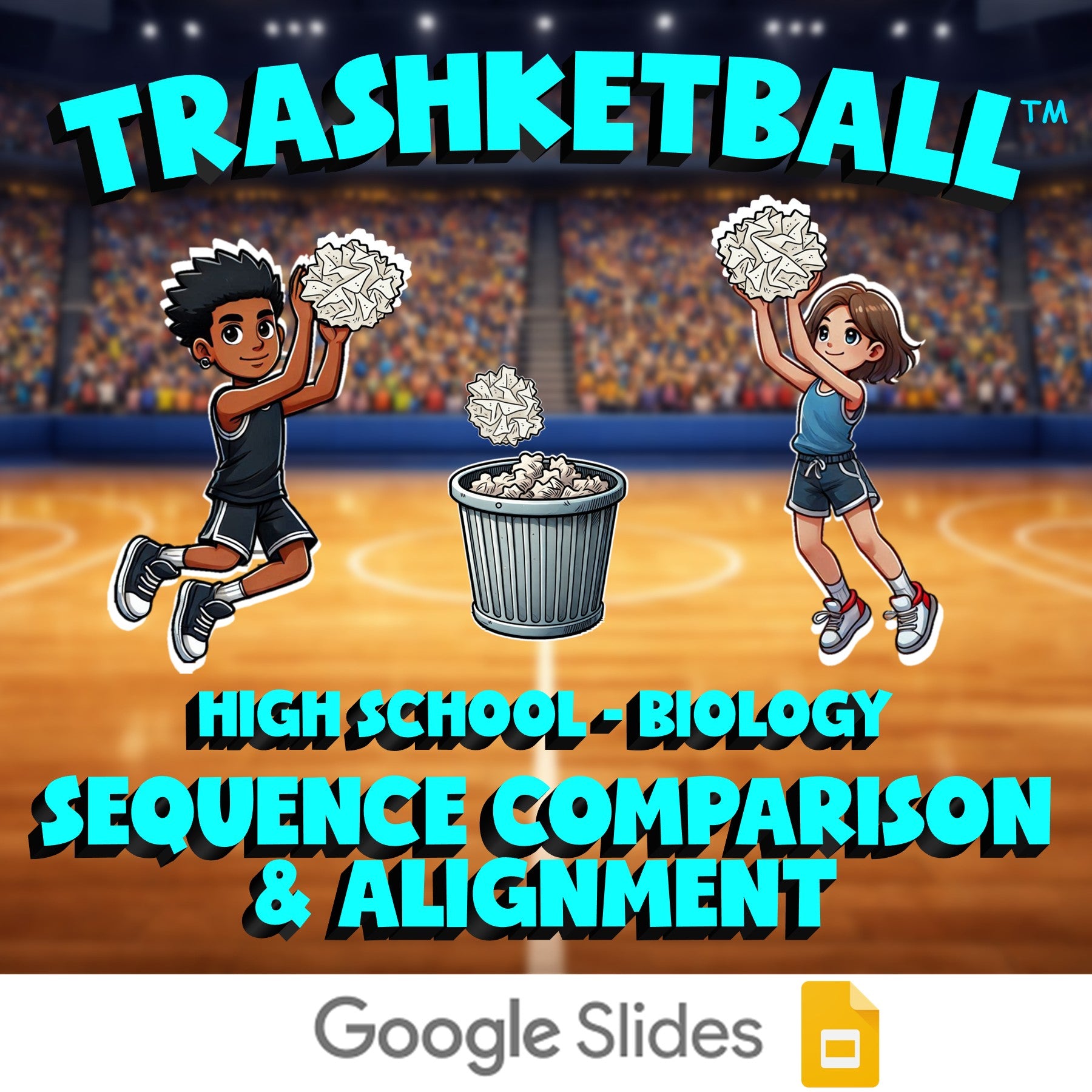 Sequence Comparison & Alignment TRASHKETBALL Science Game - No Prep Biology
