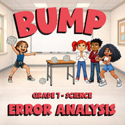 Error Analysis BUMP Science Game - No Prep Grade 7 Review Activity