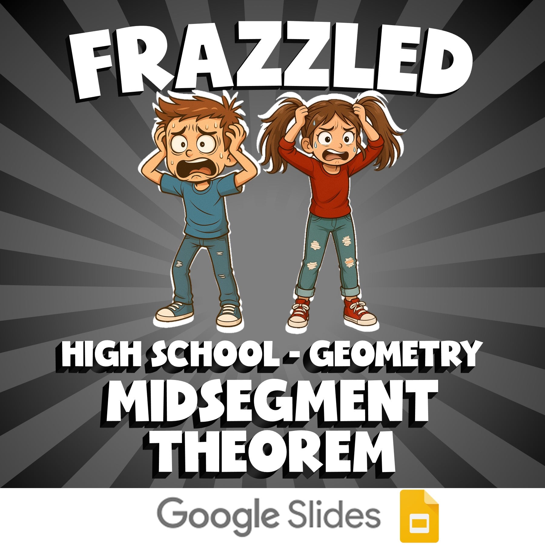 Midsegment Theorem FRAZZLED Math Game - No Prep Geometry Review Activity