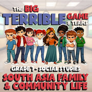 South Asia Family & Community Life BIG TERRIBLE GAME - Grade 7 Socials Review