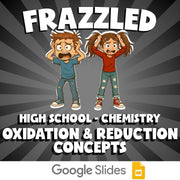 Oxidation & Reduction Concepts FRAZZLED Science Game - No Prep Chemistry Review