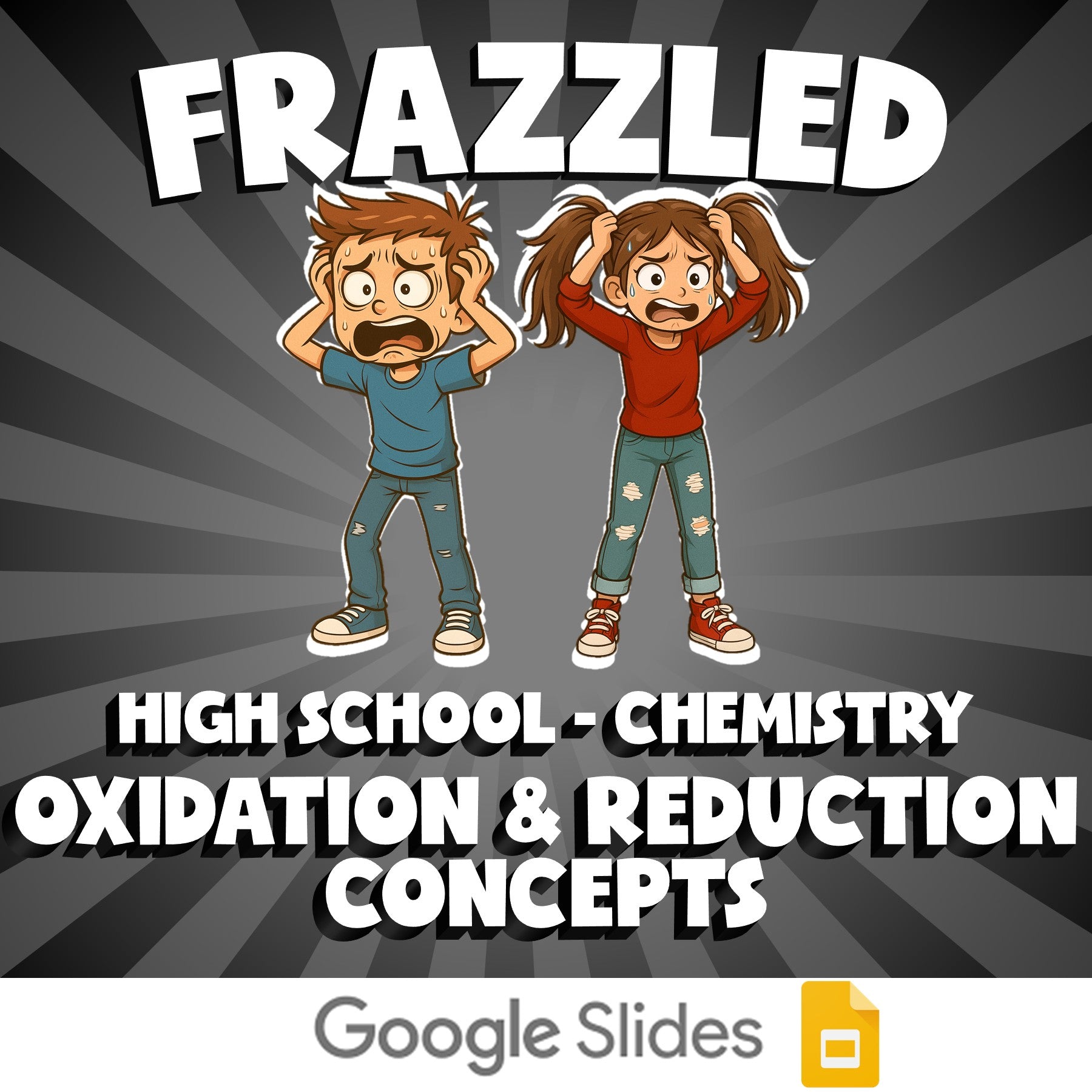 Oxidation & Reduction Concepts FRAZZLED Science Game - No Prep Chemistry Review