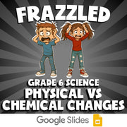 Physical vs Chemical Changes FRAZZLED Science Game - No Prep Grade 6 Review