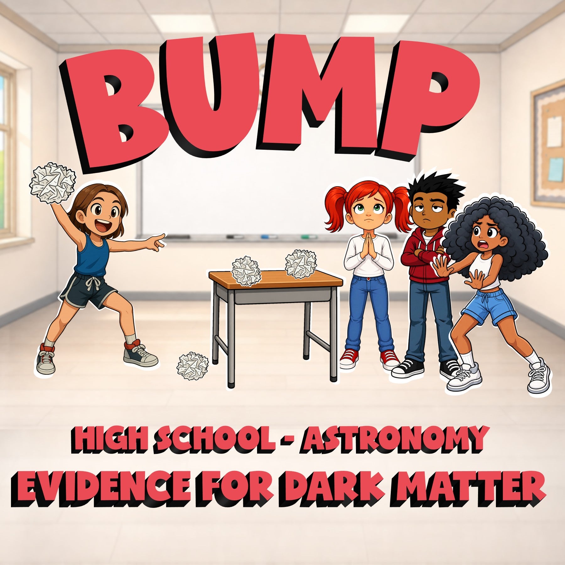 Evidence for Dark Matter BUMP Science Game - No Prep Astronomy Review Activity