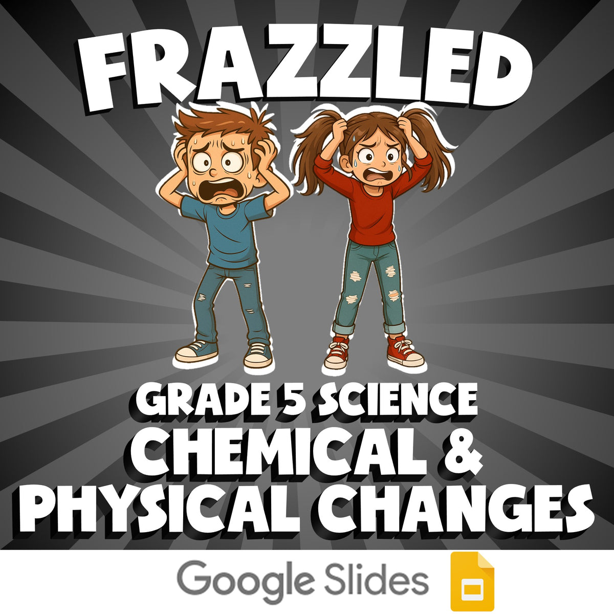 Chemical & Physical Changes FRAZZLED Science Game - No Prep Grade 5 Review