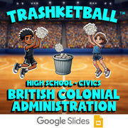 British Colonial Administration TRASHKETBALL Civics Game - No Prep Review