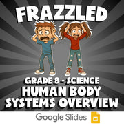 Human Body Systems Overview FRAZZLED Science Game - No Prep Grade 8 Review