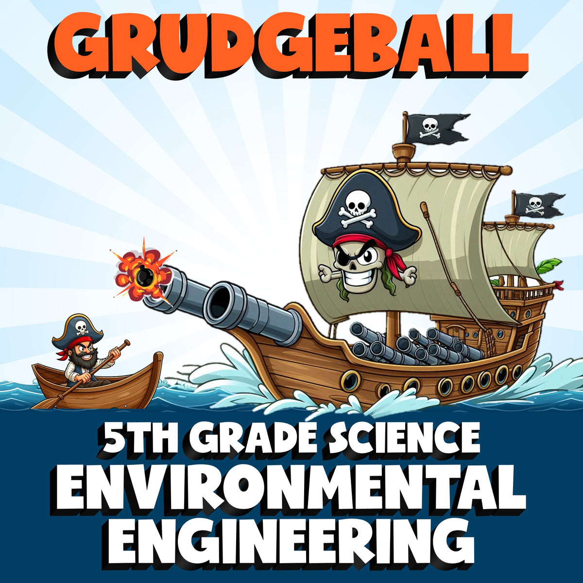 Environmental Engineering GRUDGEBALL Science Game - No Prep Grade 5 Review