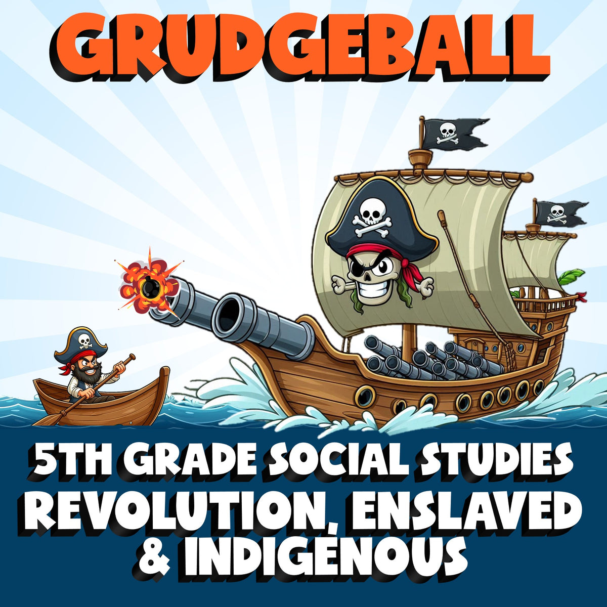 Revolution, Enslaved & Indigenous GRUDGEBALL Socials Game - No Prep Grade 5
