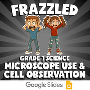 Microscope Use & Cell Observation FRAZZLED Science Game - No Prep Grade 7 Review