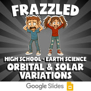 Orbital & Solar Variations FRAZZLED Game - No Prep Earth Science Review Activity