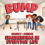 Engineering in Everyday Life BUMP Science Game - No Prep Grade 3 Review Activity