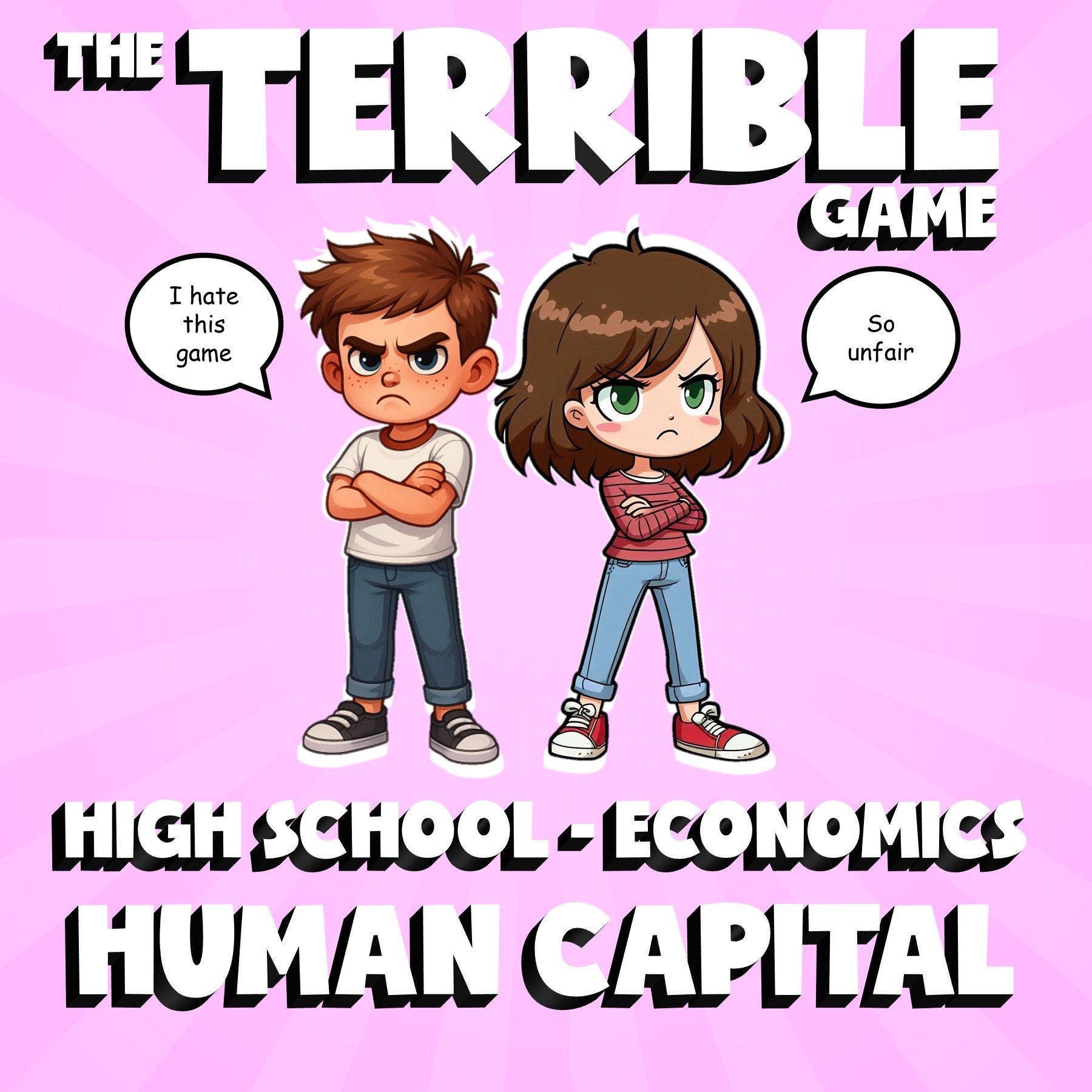 Human Capital THE TERRIBLE GAME - No Prep Economics Review Activity