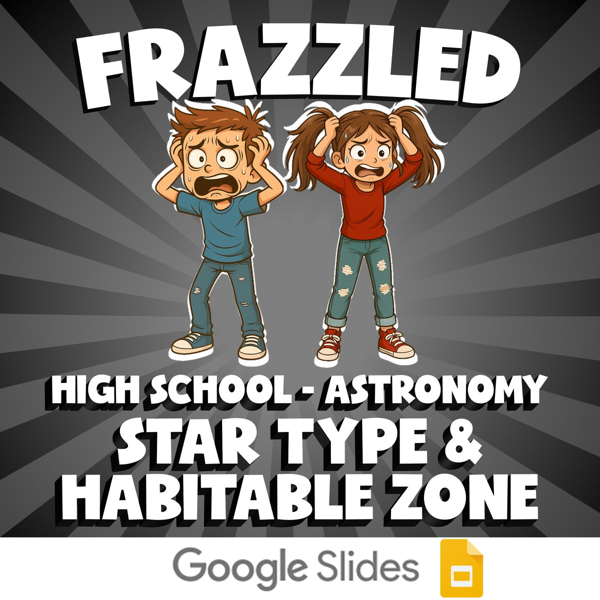 Star Type & Habitable Zone FRAZZLED Science Game - No Prep Astronomy Review