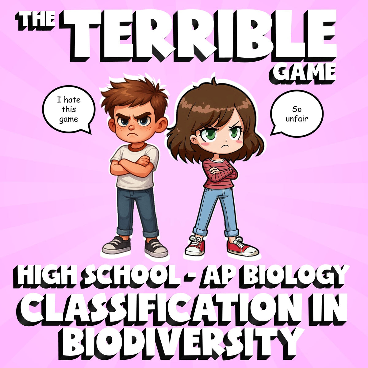 Classification in Biodiversity THE TERRIBLE GAME - AP Biology Science Review