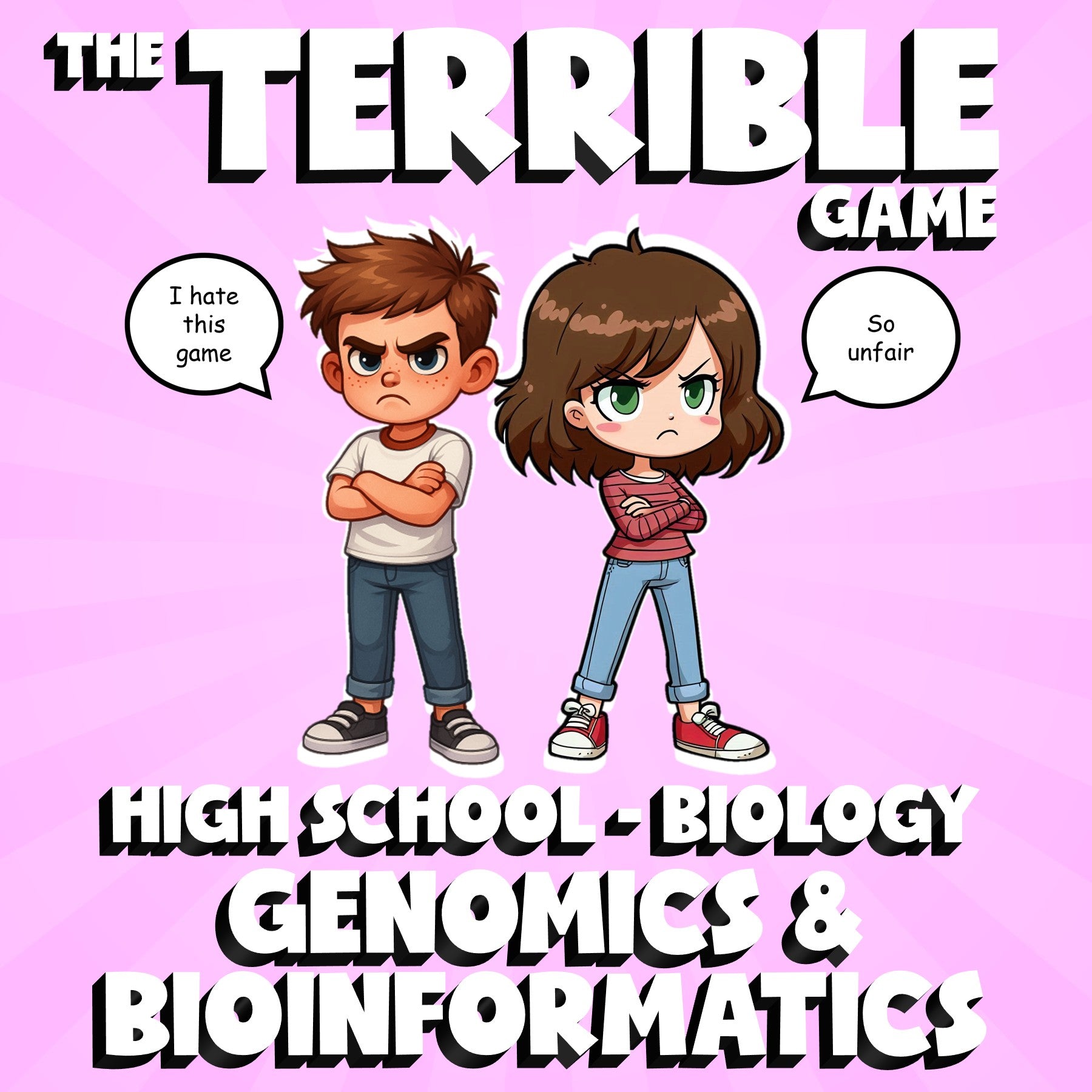 Genomics & Bioinformatics THE TERRIBLE GAME - No Prep Biology Science Review