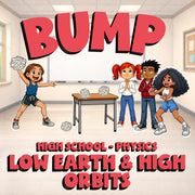 Low Earth & High Orbits BUMP Science Game - No Prep Physics Review Activity