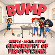 Geography of Mesopotamia BUMP Socials Game - No Prep Grade 6 Review Activity