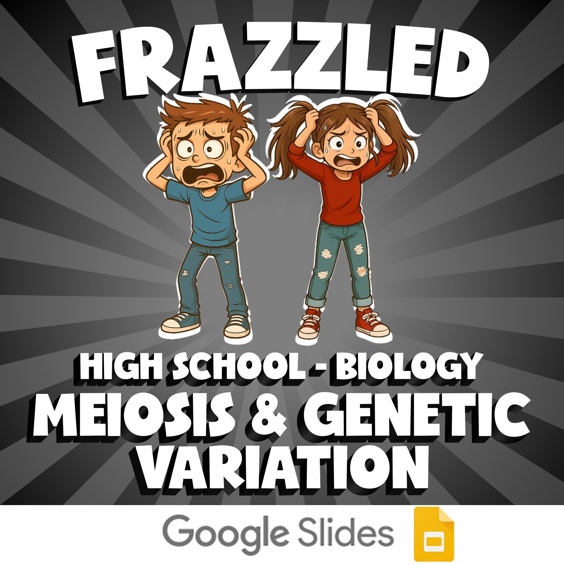 Meiosis & Genetic Variation FRAZZLED Science Game - No Prep Biology Review