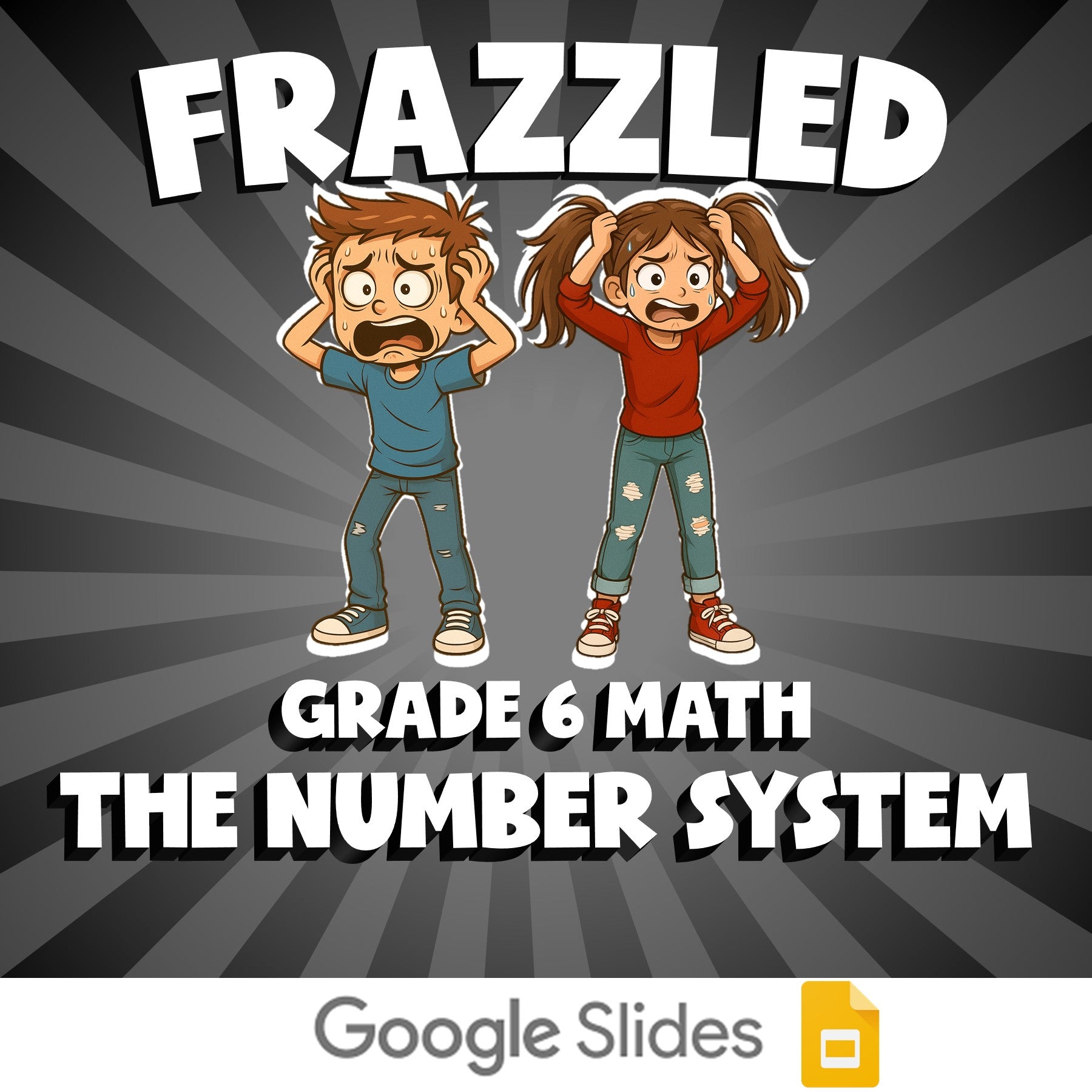 The Number System FRAZZLED Math Game - No Prep Grade 6 Review Activity