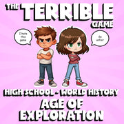 Age of Exploration THE TERRIBLE GAME - No Prep World History Review Activity