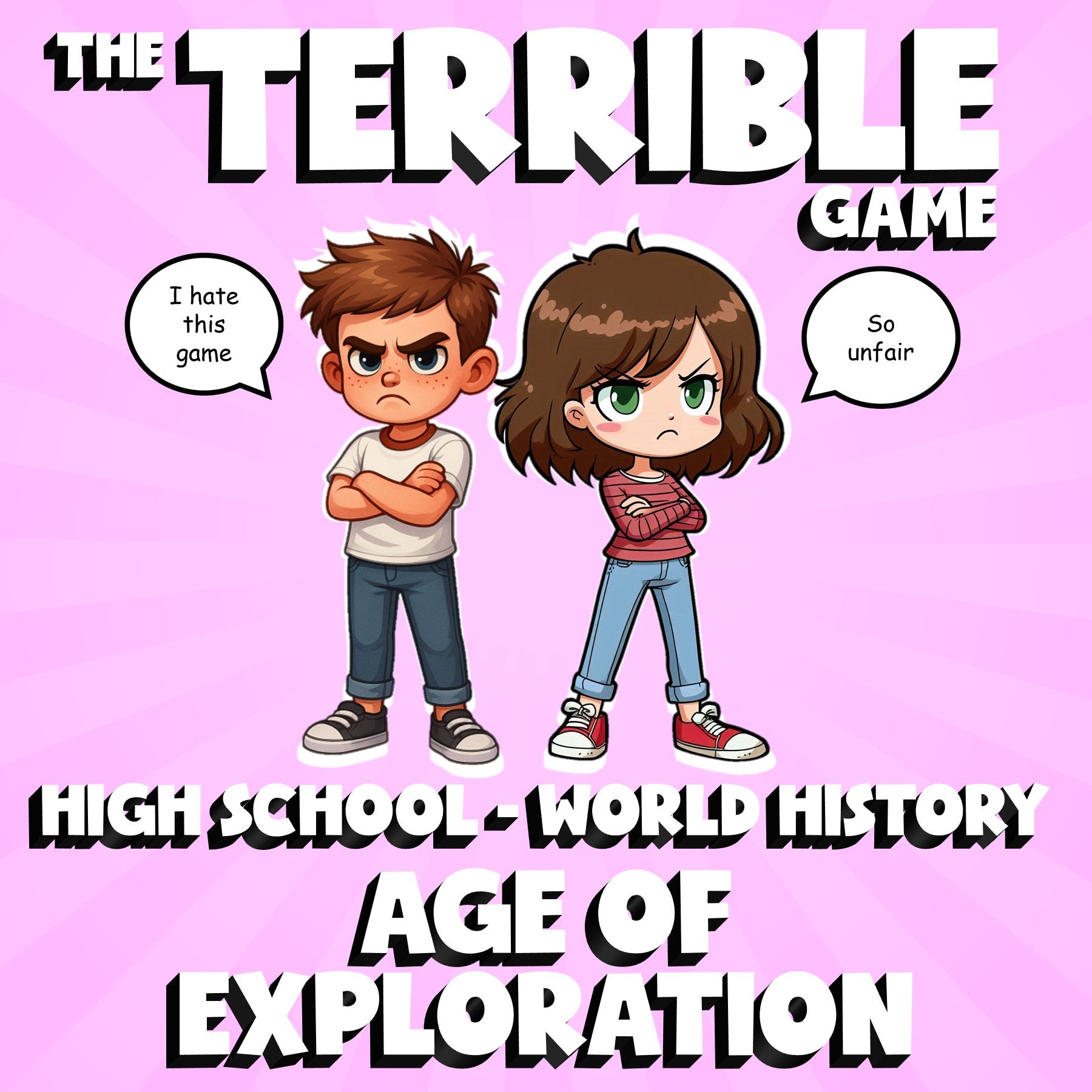 Age of Exploration THE TERRIBLE GAME - No Prep World History Review Activity
